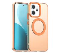 iTape Custodia magnetica in TPU color caramella per OPPO Reno14, supporta la ricarica wireless, protezione airbag a quattro angoli, custodia militare anti-caduta per cellulare arancione