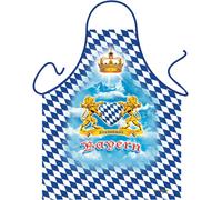 ITATI Grillschürze Freistaat Bayern Grembiule da Cucina Uomo Multicolore