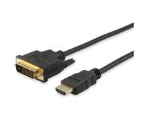 ITB Cavo HDMI DVI-D 2 m Maschio Nero con Placcatura Oro