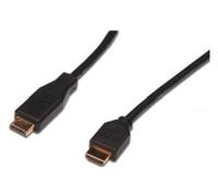 DIGITUS Cavo di collegamento HDMI High Speed, tipo A - con amplificatore di segnale - 10.0 m - Full HD 1080p/60Hz - compatibile con TV/beamer/monitor - contatti placcati oro - nero