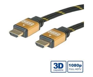 Itb Cavo HDMI TOP High Speed con ethernet Black e Gold 15m 11 04 5508