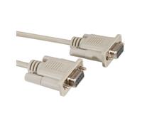 ITB cavo seriale Grigio 3 m DB-9 Femmina/Femmina