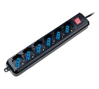 Itb Multipresa tavolo con interruttore 6P 10/16A Nero EM3923