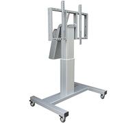 ITB OM06184 carrello e supporto multimediale Nero, Argento Pannello piatto Carre