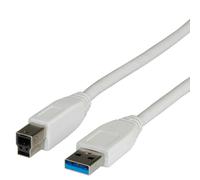 ITB ROS3003 cavo USB USB 3.2 Gen 1 (3.1 Gen 1) 3 m USB A USB B Beige - Nouvo