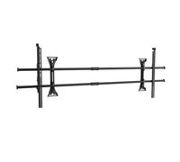 ITB SOLUTION supporto TV 3,05 m (120") parete nero per schermi fino a 113,4 kg