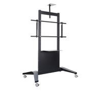 ITB supporto TV e monitor 100" nero per display espositivi portatile