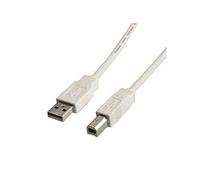 ITB USB 2.0 A/B M/M 3m cavo USB USB A USB B Bianco