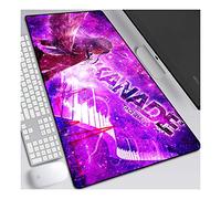 ITBT Angel batte Il Tappetino per Mouse XXL Allungato Anime, Tappetino per Mouse da Gioco Speed, 800x300mm Tappetino Anime Grande con Base in Gomma Antiscivolo, Bordi cuciti 3mm, per PC, A