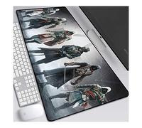 ITBT Assassin's Creed 800x 300mm Tappetino Mouse，Speed Gaming Mousepad， XXL Tappetino per Mouse, 3mm Mouse Pad Antiscivolo Fondo in Gomma con Bordi Cuciti, A