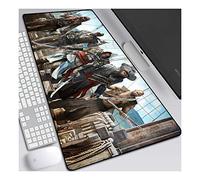 ITBT Assassin's Creed Tappetino Mouse Gaming 700x 300mm XL per Mouse e PC, 3mm Mouse Pad Antiscivolo Fondo in Gomma con Bordi Cuciti,D