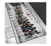 ITBT Assassin's Creed Tappetino per XXL Mouse da Gioco - Gaming Mousepad Extra Grande 800 x 300mm - Pad 3mm con Base in Gomma Antiscivolo - Spessore 3mm Anime Tappetino Mouse, K