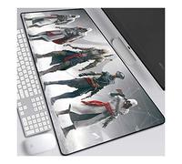 ITBT Assassin's Creed Tappetino per XXL Mouse da Gioco - Gaming Mousepad Extra Grande 900 x 400mm - Pad 3mm con Base in Gomma Antiscivolo - Spessore 3mm Anime Tappetino Mouse, F