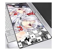 ITBT Azur Lane 800x 300mm Tappetino Mouse，Speed Gaming Mousepad， XXL Tappetino per Mouse, 3mm Mouse Pad Antiscivolo Fondo in Gomma con Bordi Cuciti, C