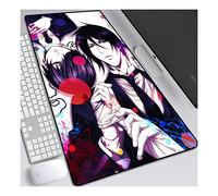 ITBT Black Butler Tappetino per XL Mouse da Gioco - Gaming Mousepad Extra Grande 700 x 300mm - Pad 3mm con Base in Gomma Antiscivolo - Spessore 3mm Anime Tappetino Mouse,A