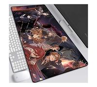 ITBT Black Deacon Tappetino per XXL Mouse da Gioco - Gaming Mousepad Extra Grande 900 x 400mm - Pad 3mm con Base in Gomma Antiscivolo - Spessore 3mm Anime Tappetino Mouse, H