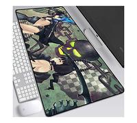 ITBT Black Rock Shooter Tappetino per XL Mouse da Gioco - Gaming Mousepad Extra Grande 700 x 300mm - Pad 3mm con Base in Gomma Antiscivolo - Spessore 3mm Anime Tappetino Mouse,D