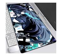 ITBT Black Rock Shooter Tappetino per XL Mouse da Gioco - Gaming Mousepad Extra Grande 700 x 300mm - Pad 3mm con Base in Gomma Antiscivolo - Spessore 3mm Anime Tappetino Mouse,B