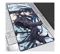ITBT Black Rock Shooter Tappetino per XXL Mouse da Gioco - Gaming Mousepad Extra Grande 900 x 400mm - Pad 3mm con Base in Gomma Antiscivolo - Spessore 3mm Anime Tappetino Mouse, H