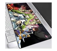 ITBT Code Geass Tappetino Mouse Gaming, Grande Anime Mouse Pad XXL 900x400mm Confortevole, Lavabile, 3mm Antiscivolo Tappetino Scrivania Supporto per Ufficio Computer, Adatto per Computer e PC, E