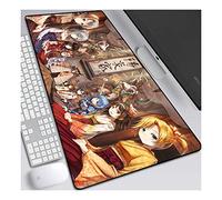 ITBT Collection Tappetino Mouse Gaming, Grande Anime Mouse Pad XL 700x300mm Confortevole, Lavabile, 3mm Antiscivolo Tappetino Scrivania Supporto per Ufficio Computer, Adatto per Computer e PC,E