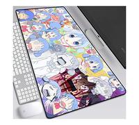 ITBT Creative Girl Tappetino per XL Mouse da Gioco - Gaming Mousepad Extra Grande 700 x 300mm - Pad 3mm con Base in Gomma Antiscivolo - Spessore 3mm Anime Tappetino Mouse,A