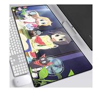 ITBT Creative Girl Tappetino per XL Mouse da Gioco - Gaming Mousepad Extra Grande 700 x 300mm - Pad 3mm con Base in Gomma Antiscivolo - Spessore 3mm Anime Tappetino Mouse,D