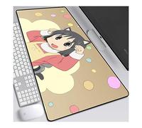 ITBT Creative Girl Tappetino per XXL Mouse da Gioco - Gaming Mousepad Extra Grande 900 x 400mm - Pad 3mm con Base in Gomma Antiscivolo - Spessore 3mm Anime Tappetino Mouse, H