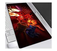 ITBT Dark Soul Tappetino Mouse Gaming, Grande Anime Mouse Pad XXL 900x400mm Confortevole, Lavabile, 3mm Antiscivolo Tappetino Scrivania Supporto per Ufficio Computer, Adatto per Computer e PC, H