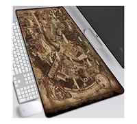 ITBT Dark Souls 800x 300mm Tappetino Mouse，Speed Gaming Mousepad， XXL Tappetino per Mouse, 3mm Mouse Pad Antiscivolo Fondo in Gomma con Bordi Cuciti, B