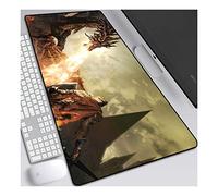 ITBT Dark Souls Tappetino per XXL Mouse da Gioco - Gaming Mousepad Extra Grande 800 x 300mm - Pad 3mm con Base in Gomma Antiscivolo - Spessore 3mm Anime Tappetino Mouse, A