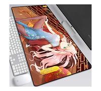 ITBT Darling in The FranXX Tappetino per XXL Mouse da Gioco - Gaming Mousepad Extra Grande 800 x 300mm - Pad 3mm con Base in Gomma Antiscivolo - Spessore 3mm Anime Tappetino Mouse, C