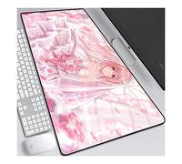 ITBT Date a Live 800x 300mm Tappetino Mouse，Speed Gaming Mousepad， XXL Tappetino per Mouse, 3mm Mouse Pad Antiscivolo Fondo in Gomma con Bordi Cuciti, A