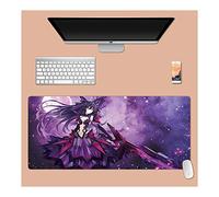 ITBT Dating Battle Tappetino Mouse Gaming, Grande Anime Mouse Pad XXL 900x400mm Confortevole, Lavabile, 3mm Antiscivolo Tappetino Scrivania Supporto per Ufficio Computer, Adatto per Computer e PC, F