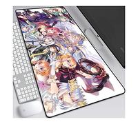 ITBT Dating Competition Tappetino per XXL Mouse da Gioco - Gaming Mousepad Extra Grande 800 x 300mm - Pad 3mm con Base in Gomma Antiscivolo - Spessore 3mm Anime Tappetino Mouse, E