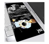 ITBT Death Note Tappetino Mouse Gaming, Grande Anime Mouse Pad XXL 900x400mm Confortevole, Lavabile, 3mm Antiscivolo Tappetino Scrivania Supporto per Ufficio Computer, Adatto per Computer e PC, A