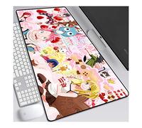 ITBT Fairy Tail Tappetino per XXL Mouse da Gioco - Gaming Mousepad Extra Grande 800 x 300mm - Pad 3mm con Base in Gomma Antiscivolo - Spessore 3mm Anime Tappetino Mouse, E