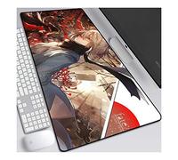 ITBT Fate Grand Order 800x 300mm Tappetino Mouse，Speed Gaming Mousepad， XXL Tappetino per Mouse, 3mm Mouse Pad Antiscivolo Fondo in Gomma con Bordi Cuciti, H