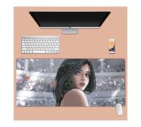 ITBT Ghost Blade 900x400mm Tappetino Mouse Gaming 900x 400mm XXL per Mouse e PC, 3mm Mouse Pad Antiscivolo Fondo in Gomma con Bordi Cuciti, Q