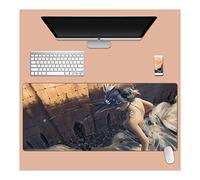 ITBT Ghost Blade 900x400mm Tappetino Mouse Gaming 900x 400mm XXL per Mouse e PC, 3mm Mouse Pad Antiscivolo Fondo in Gomma con Bordi Cuciti, R