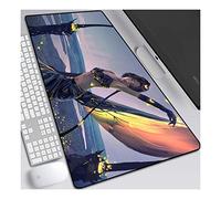 ITBT Ghost Blade Tappetino per XXL Mouse da Gioco - Gaming Mousepad Extra Grande 800 x 300mm - Pad 3mm con Base in Gomma Antiscivolo - Spessore 3mm Anime Tappetino Mouse, C
