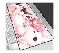 ITBT Guilty Crown Tappetino Mouse Gaming 700x 300mm XL per Mouse e PC, 3mm Mouse Pad Antiscivolo Fondo in Gomma con Bordi Cuciti,F