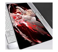 ITBT Hitman Reborn 800x 300mm Tappetino Mouse，Speed Gaming Mousepad， XXL Tappetino per Mouse, 3mm Mouse Pad Antiscivolo Fondo in Gomma con Bordi Cuciti, D