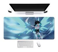 ITBT Honkai Impact 3rd. Tappetino Mouse Gaming 900x 400mm XXL per Mouse e PC, 3mm Mouse Pad Antiscivolo Fondo in Gomma con Bordi Cuciti, I