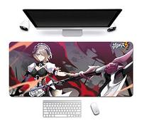 ITBT Honkai Impact 3rd. Tappetino per XXL Mouse da Gioco - Gaming Mousepad Extra Grande 900 x 400mm - Pad 3mm con Base in Gomma Antiscivolo - Spessore 3mm Anime Tappetino Mouse,K