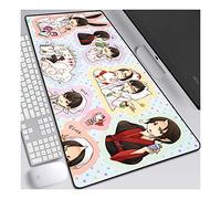 ITBT Hoozuki No Reitetsu Anime Extended XXL Mousepad, Tappetino per Mouse Speed Gaming, 800x300mm Tappetino Anime Grande con Base in Gomma Antiscivolo, Bordi cuciti 3mm, per PC, F