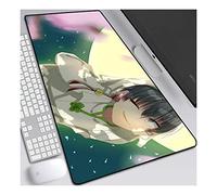 ITBT Hoozuki No Reitetsu Tappetino Mouse Gaming 700x 300mm XL per Mouse e PC, 3mm Mouse Pad Antiscivolo Fondo in Gomma con Bordi Cuciti,D