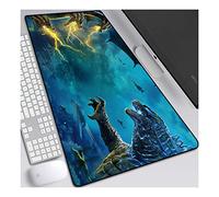 ITBT King of The Monsters Tappetino Mouse Gaming 900x 400mm XXL per Mouse e PC, 3mm Mouse Pad Antiscivolo Fondo in Gomma con Bordi Cuciti, B