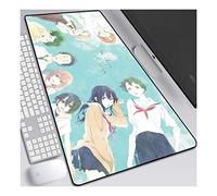 ITBT La Forma della Voce Anime Extended XXL Mousepad, Tappetino per Mouse Speed Gaming, 800x300mm Tappetino Anime Grande con Base in Gomma Antiscivolo, Bordi cuciti 3mm, per PC, E