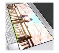 ITBT La Forma della Voce Tappetino per Mouse Anime 800x300mm, tappetini per Mouse Tastiera, Tappetino per Mouse da Gioco Professionale esteso XXL con Base in Gomma Spessa 3mm, per PC, D